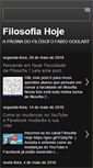 Mobile Screenshot of filosofiahoje.com